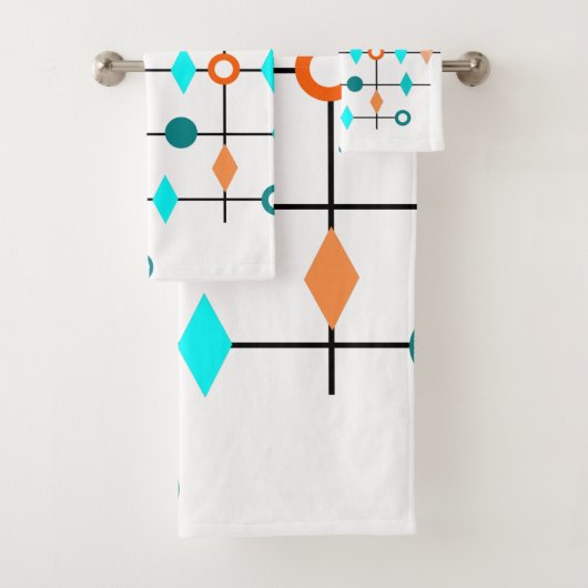 Atom Grid Bad Handdoek (Insitu)