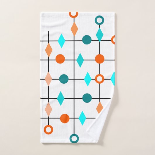 Atom Grid Bad Handdoek (Handdoek)
