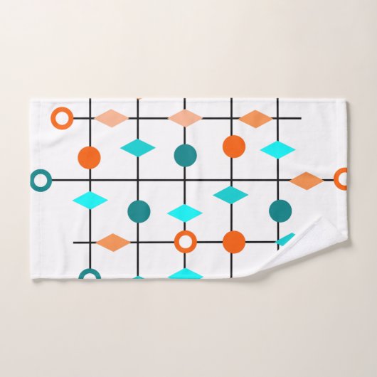 Atom Grid Bad Handdoek (Handdoek)