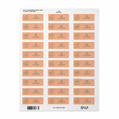 Atom Grid Etiket (Full Sheet)