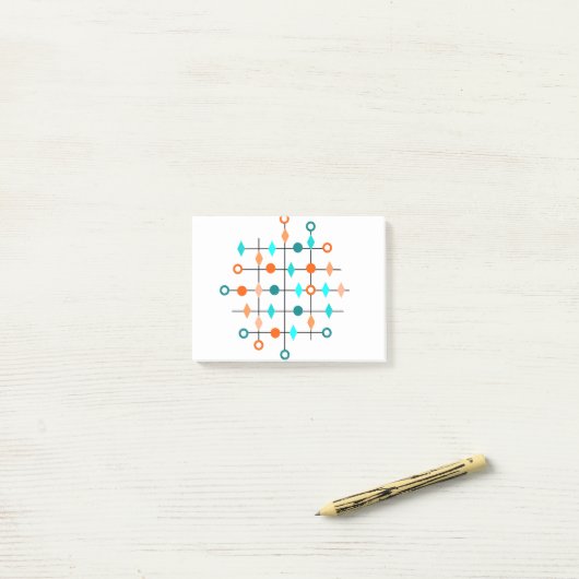 Atom Grid Post-it® Notes (Op bureau)