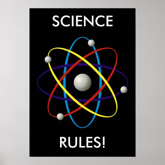 Atom (kleur) poster (Voorkant)