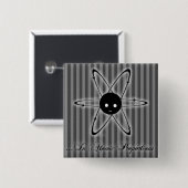 Atom Logo Square Button (Voorkant /achterkant)