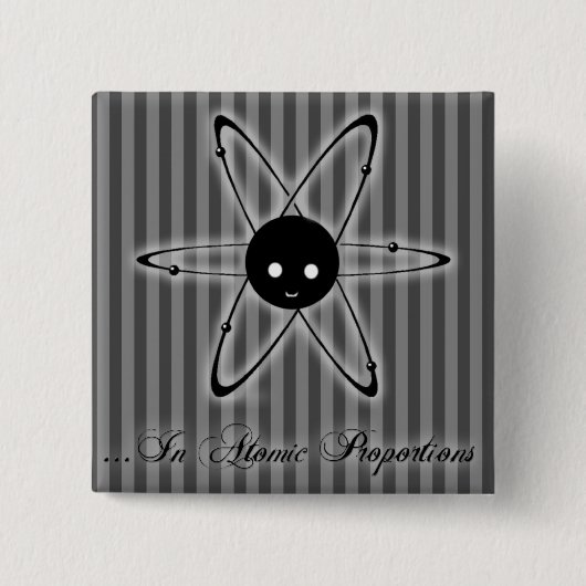 Atom Logo Square Button (Voorkant)