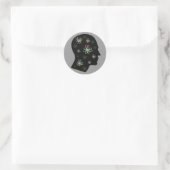 Atom mind - autocollant (Sac)