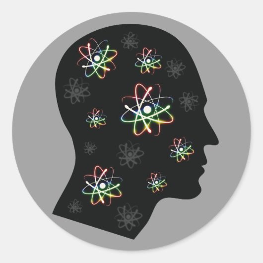 Atom mind - autocollant (Devant)