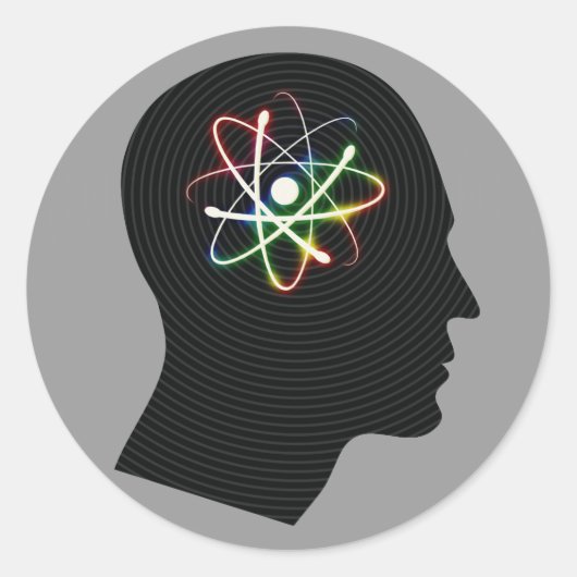 Atom mind - autocollant (Devant)