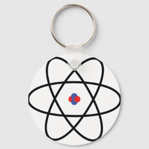 atom nucleus chemie sleutelhanger