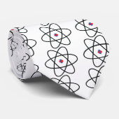 atom nucleus chemie stropdas (Opgerold)