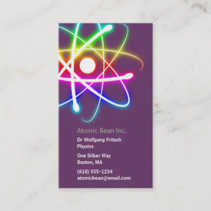 Atom - Scientist Visitekaartje