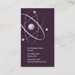 Atom - Scientist Visitekaartje