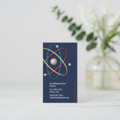 Atom - Scientist Visitekaartje (Staand voorkant)