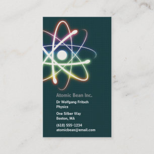 Atom - Scientist Visitekaartje