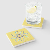 Atom Stenen Onderzetter (Zijkant)