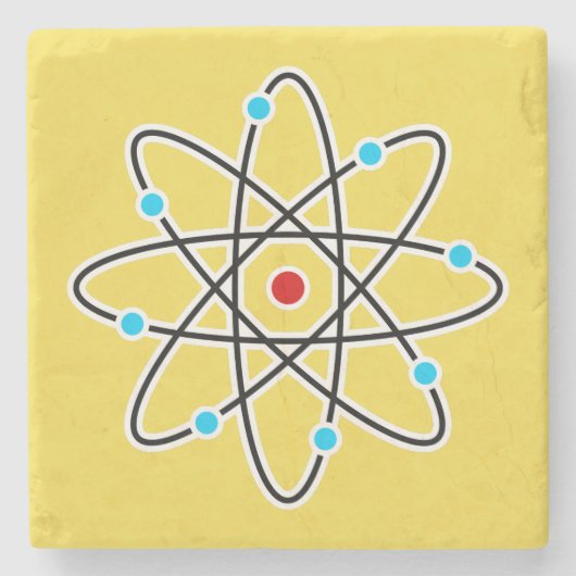 Atom Stenen Onderzetter (Voorkant)
