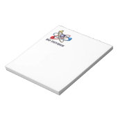 Atom-symbool Notitieblok (Gedraaid)