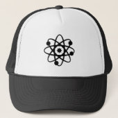 Atom-symbool Retro Trucker Pet (Voorkant)