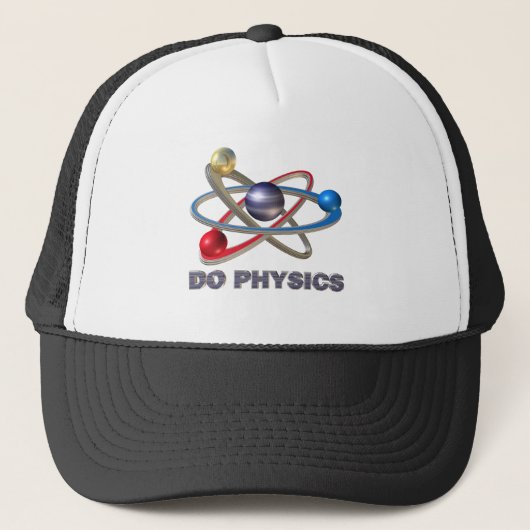 Atom-symbool Trucker Pet (Voorkant)
