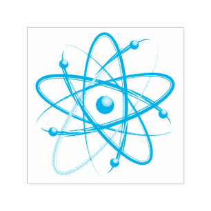 Atom-symbool   Wetenschapsregels Zelfinktende Stempel