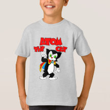 Atom the Cat Character t shirt