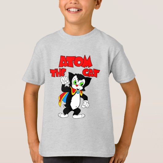 Atom the Cat Character t shirt (Voorkant)