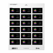 Atom | Wetenschap Etiket (Full Sheet)