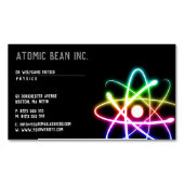 Atom | Wetenschap Magnetisch Visitekaartje (Voorkant)