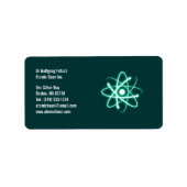 Atom - Wetenschappelijk Label (Voorkant)