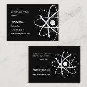 Atom | Wetenschappers Visitekaartje (Voorkant / Achterkant)