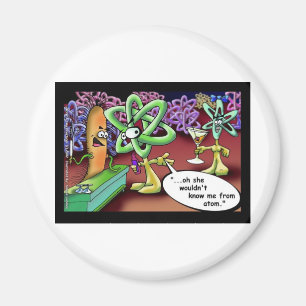 Atomaire Dating Grappige Offbeat Cartoon T-shirts  Magneet