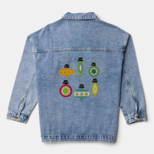 Atomaire Ornamenten Denim Jacket