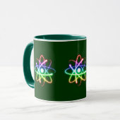 Atome rougeoyant coloré - tasse (Devant gauche)