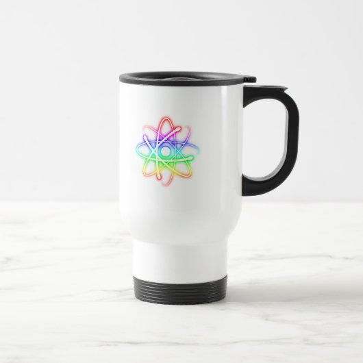 Atome rougeoyant coloré - tasse (Droite)
