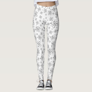 atomes en mouvement leggings