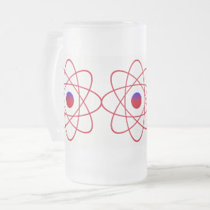 Atomes givrés 16 oz de verre givré Mug