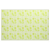 Atomic Abstract Barkcloth Chartreuse Stof (Yard (91,4 cm))