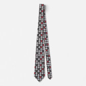 Atomic Age Checkers Stropdas (Voorkant)