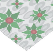 Atomic Age Christmas Holly Silver Korte Tafelloper (Hoek)