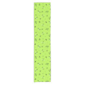 Atomic Age Starbursts Chartreuse Korte Tafelloper (Voorkant)