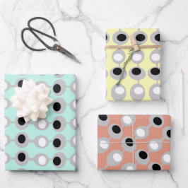 Atomic Baubles Midden-Century Inpakpapier Vel