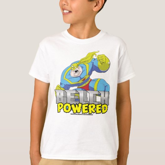 Atomic Belch Man - Belch Powered Kids T-Shirt (Voorkant)
