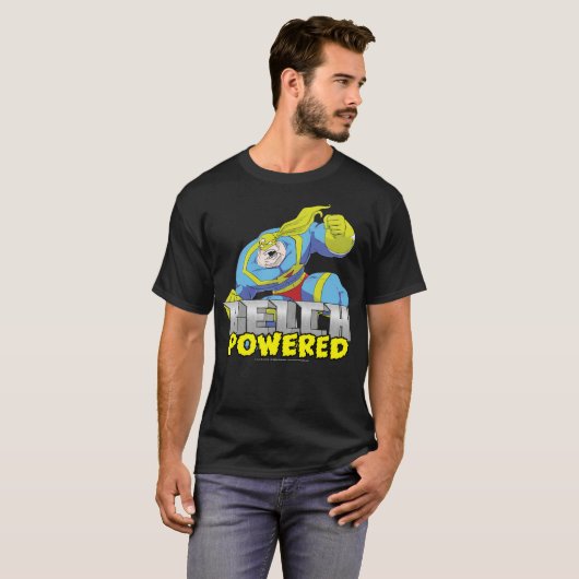 Atomic Belch Man - Belch Powered T-Shirt (Voorkant volledig)