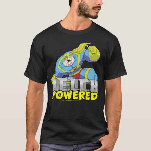 Atomic Belch Man - T-Shirt propulsé par un rot (Devant)