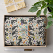 Atomic Black Cats Halloween Tissuepapier (Geschenk)