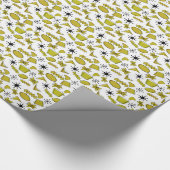 Atomic Black Yellow MCM Small Scale Cadeaupapier (Hoek)