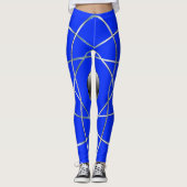 Atomic Blue Leggings (Voorkant)