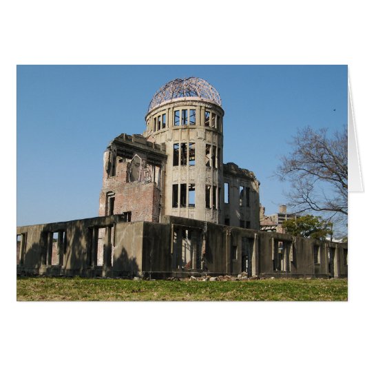 Atomic Bomb Dome, Hiroshima, Japan Wenskaart (Voorkant Horizontaal)