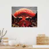 Atomic Bomb Tree Poster (Keuken)