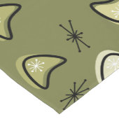 Atomic Boomerangs Starbursts Olijfgroen Korte Tafelloper (Hoek)