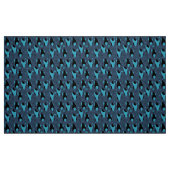 Atomic Chevrons - Blauw Stof (Fat Quarter)
